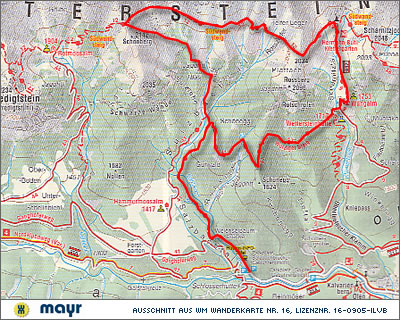 Rotmoosalm Wanderung